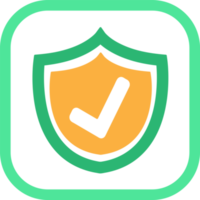 icono de seguridad diseño de signo antivirus png