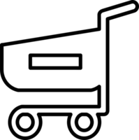 Einkaufswagen Trolley Symbol Zeichen Symbol Design png