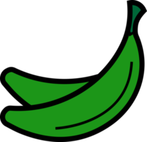 ícone de banana, símbolo de sinal de banana png