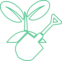 Plant icon sign symbol design png