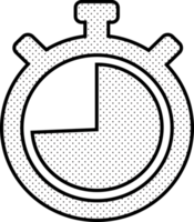 design de símbolo de sinal de ícone de cronômetro png