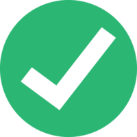 Tick Check Mark Icon sign symbol design png