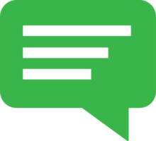 Speech bubble icon sign design png