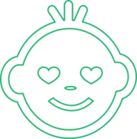 Baby Gesicht Emotion Symbol Zeichen Design png