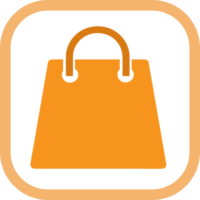 bolsa de compras icono venta paquete signo diseño png