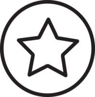 star icon sign symbol design png