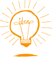 idea Light bulb icon sign design png