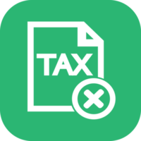 Tax icon sign symbol design png