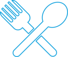 cucchiaio forchetta icona segno simbolo design png