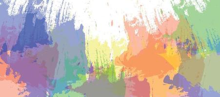 Smears and splashes of colorful paint - Vector