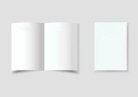 White empty paper sheet vector