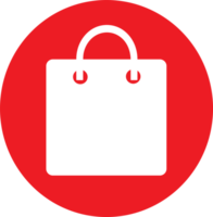 bolsa de compras icono venta paquete signo diseño png