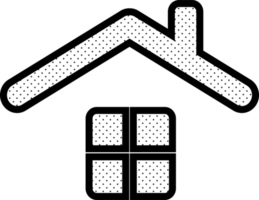 símbolo de casa design de sinal de ícone de casa