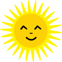 sun icon emotion cartoon sign symbol design png