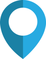 Pin location icon sign symbol design png