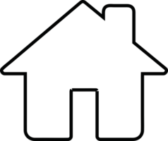 huis en huis pictogram symbool teken png