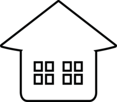 huis en huis pictogram symbool teken png