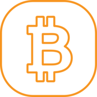 Bitcoin-Symbol-Zeichen-Symbol-Design png