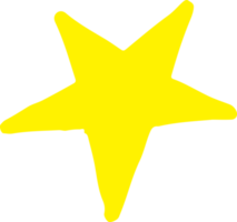 icona a forma di stella disegno a mano segno simbolo png