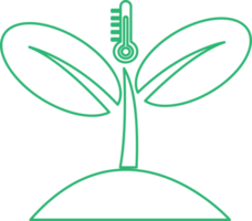 Plant icon sign symbol design png