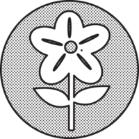 Blumensymbol Zeichen Symboldesign png