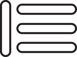 diseño de símbolo de signo de icono de menú de aplicación png
