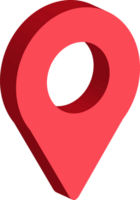 Pin location icon sign symbol design png