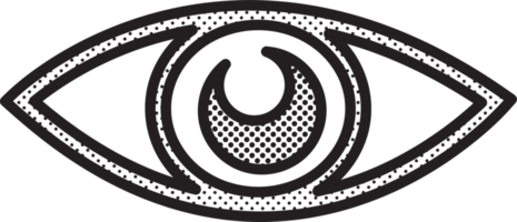 diseño de símbolo de signo de icono de ojo png