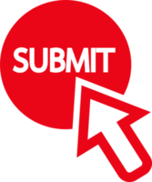 Submit icon sign symbol design png