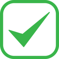 Tick icon accept approve sign design png