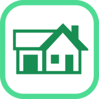 hus symbol och hem ikon tecken design png