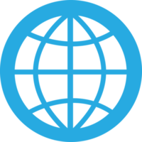 globo icona mondo segno simbolo design png