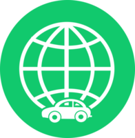 Globe icon world sign symbol design png