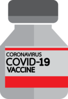 diseño de icono de vacuna coronavirus covid-19 png