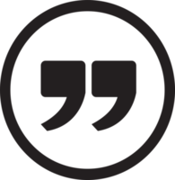 Quotation mark sign icon sign symbol design png