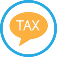 Tax icon sign symbol design png