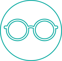 Glasses icon sign symbol design png