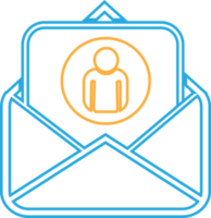 diseño de símbolo de signo de icono de correo electrónico y correo png