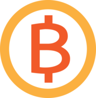 Symbol für Blockchain-Bitcoin-Kryptowährungszeichen png