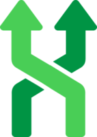 shuffle icona segno simbolo di design png
