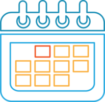 Kalender-Symbol-Zeichen-Symbol-Design png