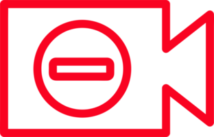 videocamera icona segno simbolo design