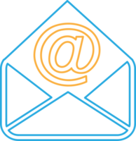E-Mail- und Mail-Symbolzeichen-Symboldesign png