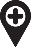 mappa puntatore pin icona segno simbolo design png