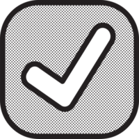 carrapato marca de seleção ícone sinal símbolo design png