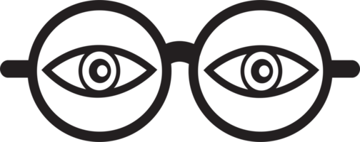 Eye Glasses Icon sign symbol design png