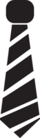 design de símbolo de sinal de ícone de gravata png