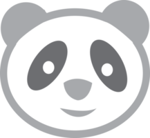 disegno di simbolo del segno dell'icona del panda png