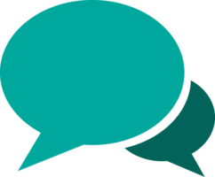 speech bubble chat icon sign design png