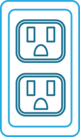 Steckdose Symbol Zeichen Symbol Design png